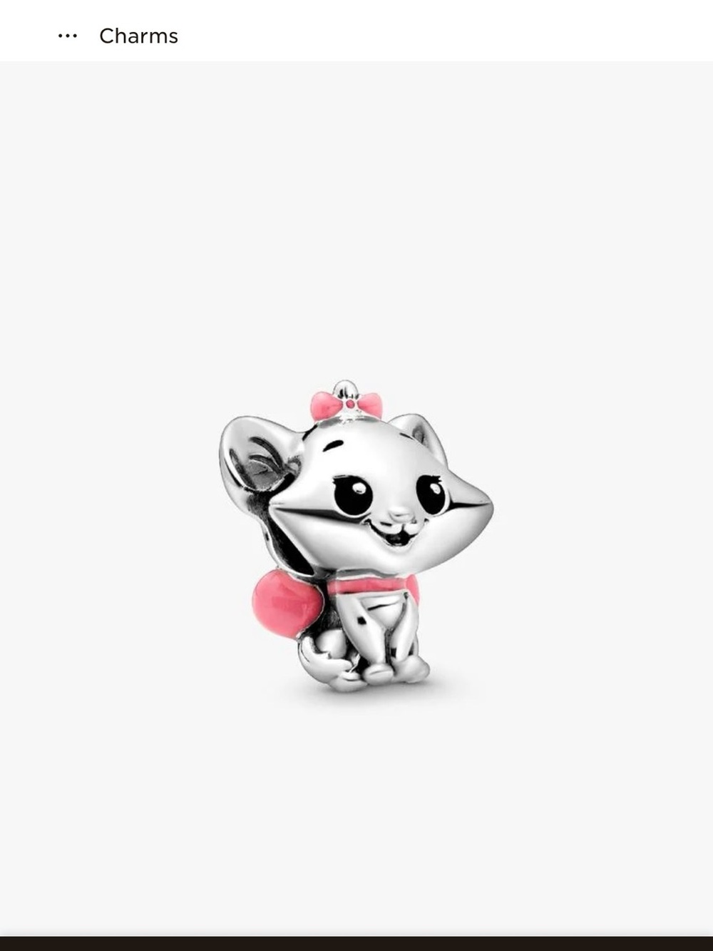 Pandora Disney The Aristocats Marie Charm